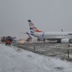 Vyprošťování Boeingu 737-800 v polských Katowicích VODOZNAK 13.03.2013