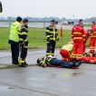 Součinnostní cvičení HZS Letiště Ostrava a.s. a ZZS Mošnov 03.10.2017
