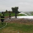 Výcvik s pěnou na našem letišti 15.09.2008